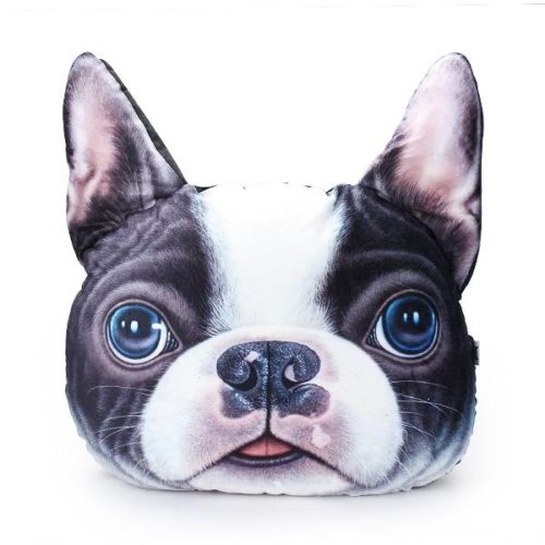 3D Dog Throw Pillow