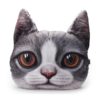 3D Cat Throw Pillow