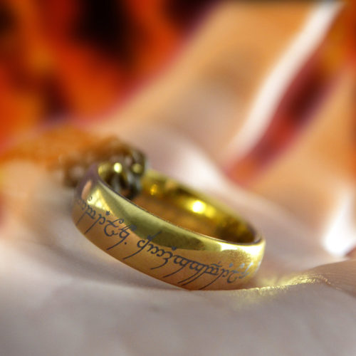Gold-Plated Stainless Steel One Ring